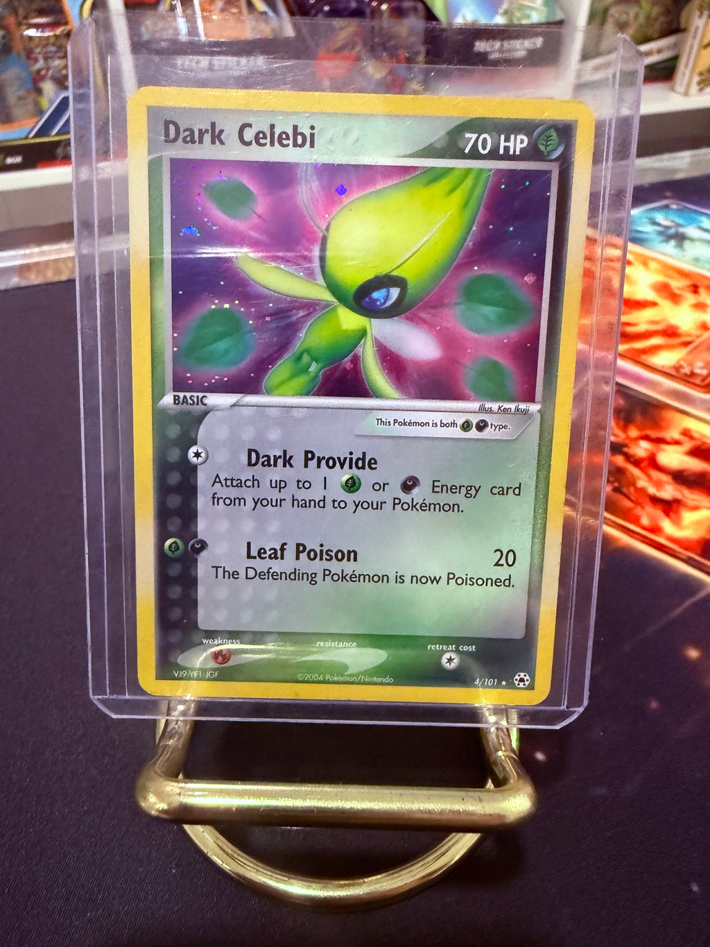Dark Celebi Holo Rare