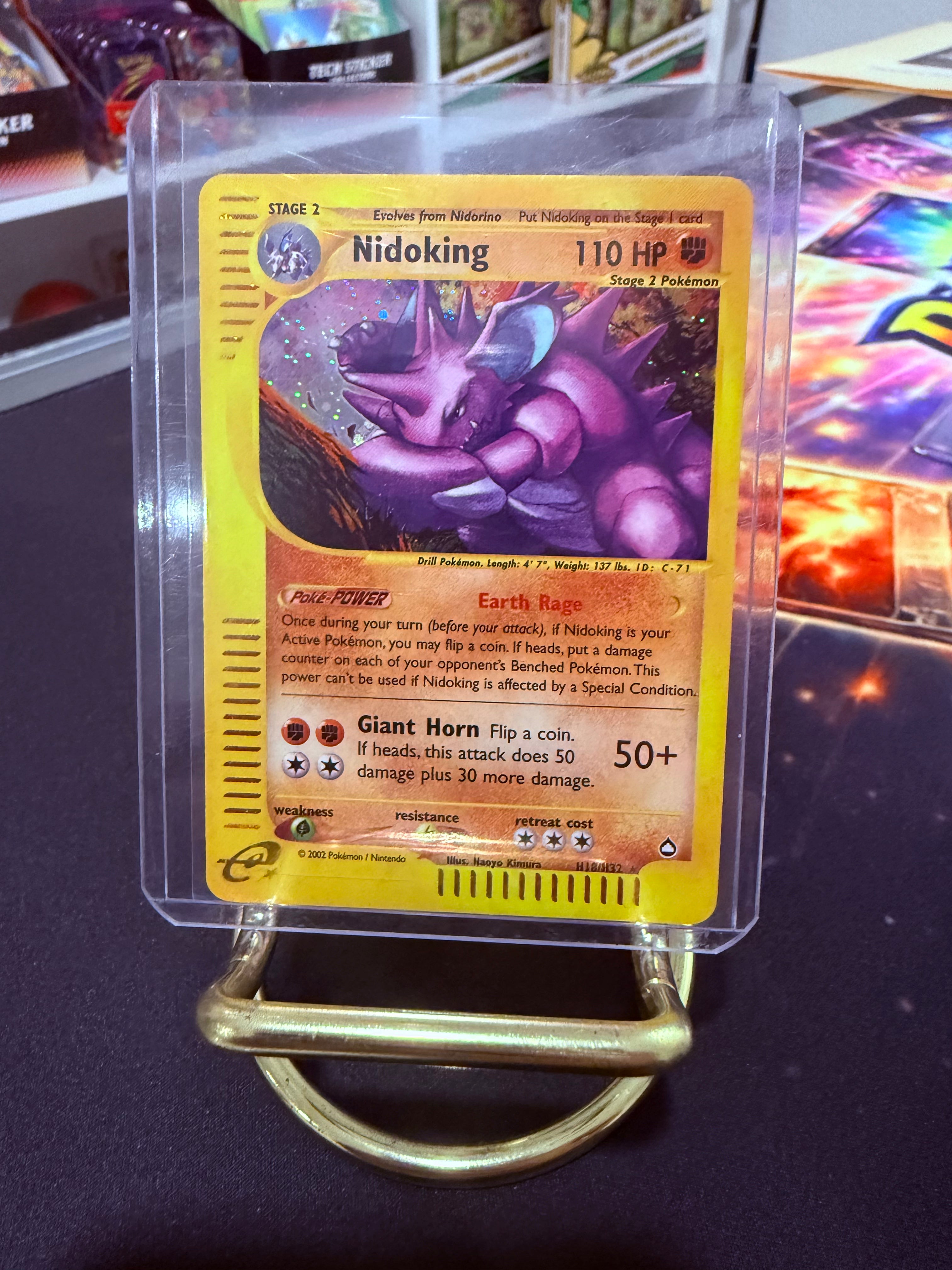 Nidoking H18 Holo Rare