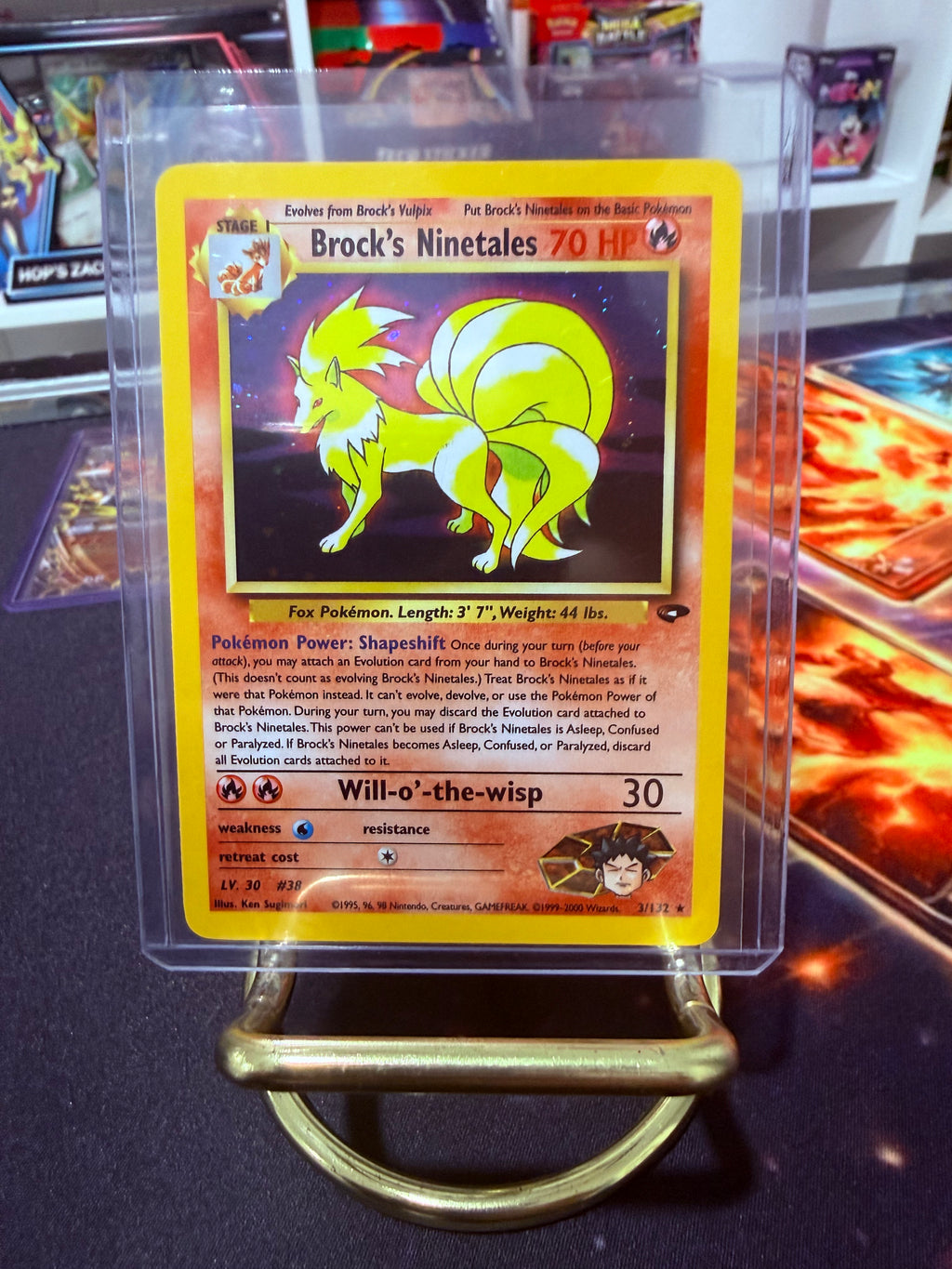 Brock’s Ninetales Holo Rare