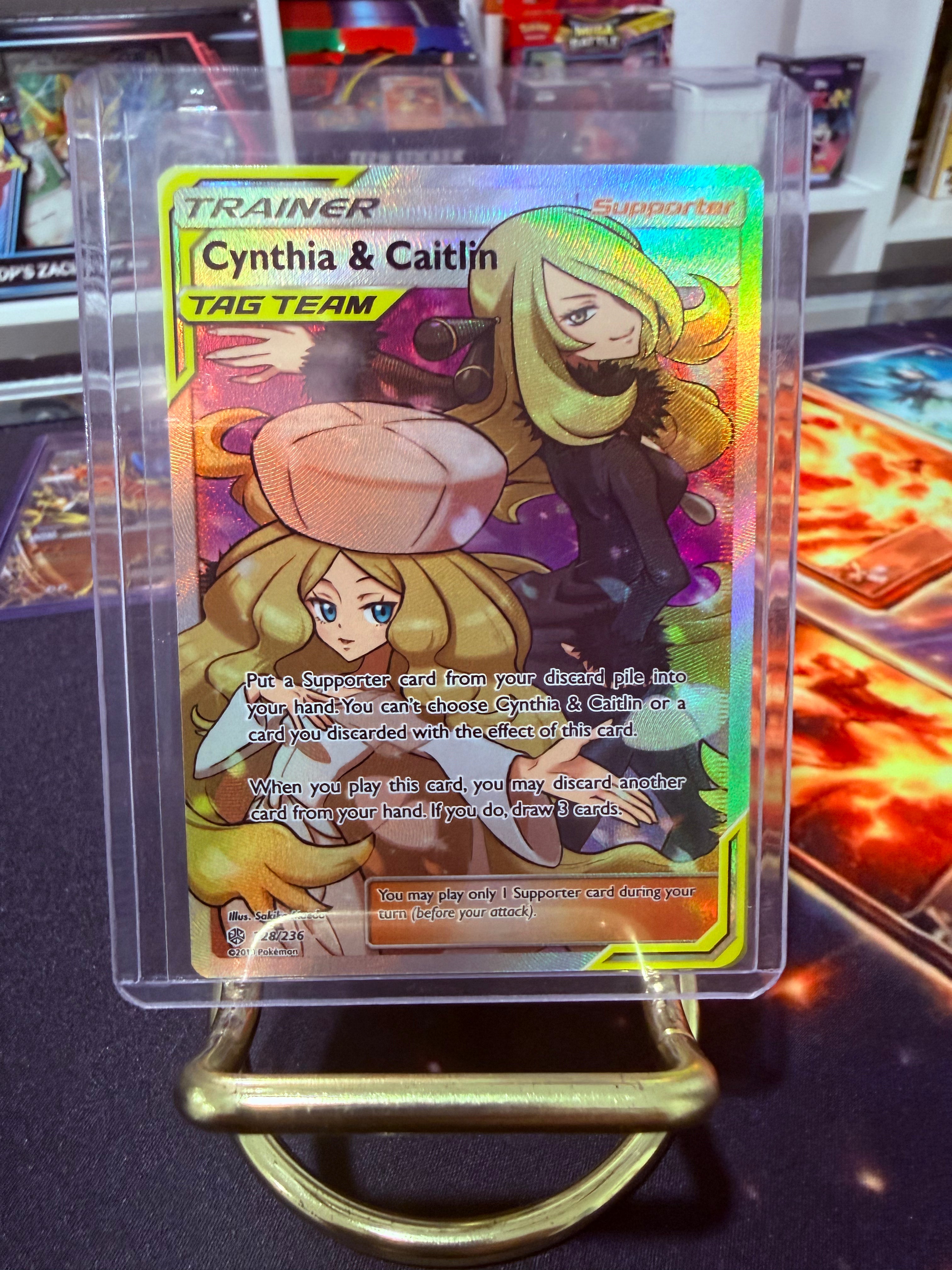 Cynthia & Caitlin Full Art Ultra Rare