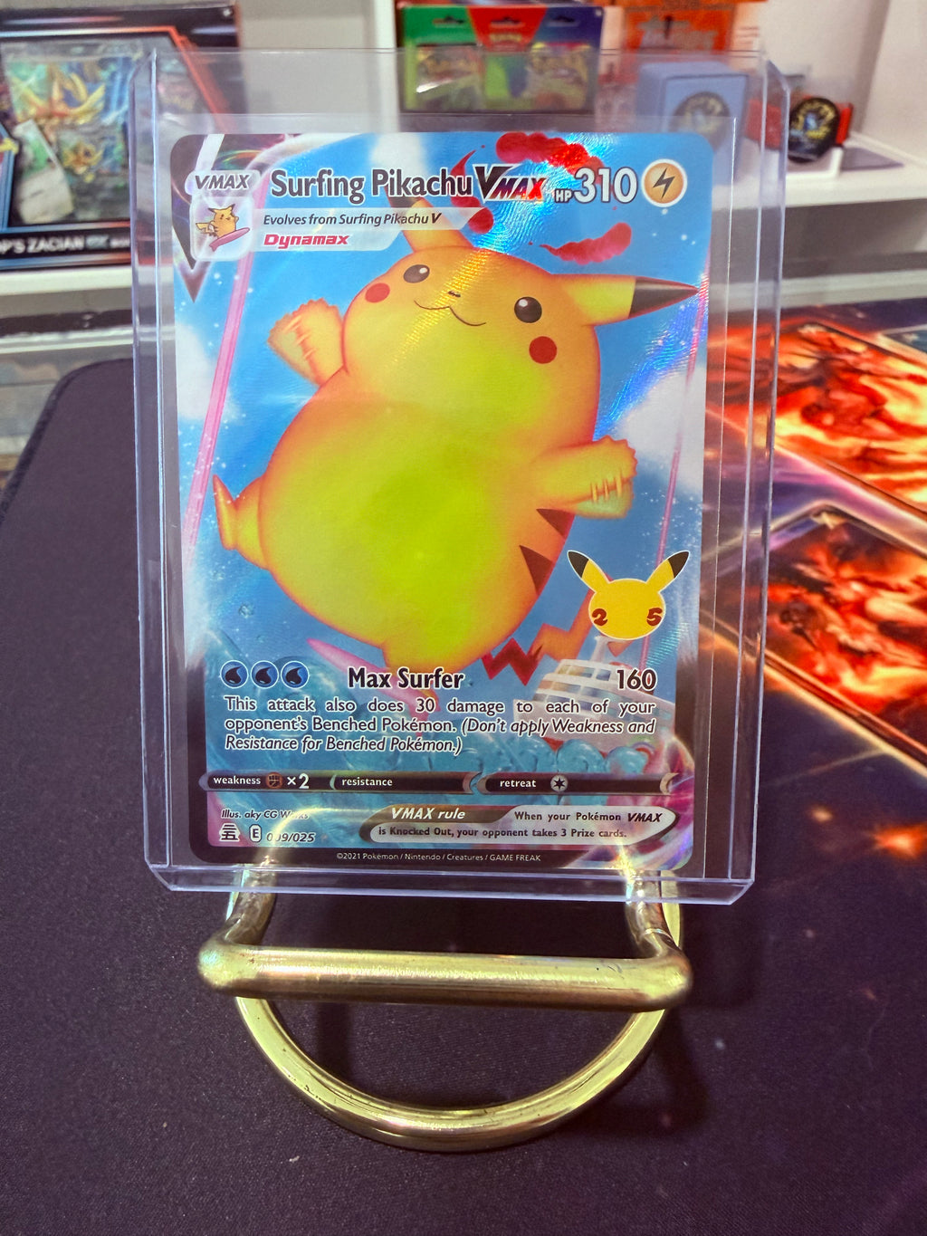 Surfing Pikachu Vmax Ultra Rare