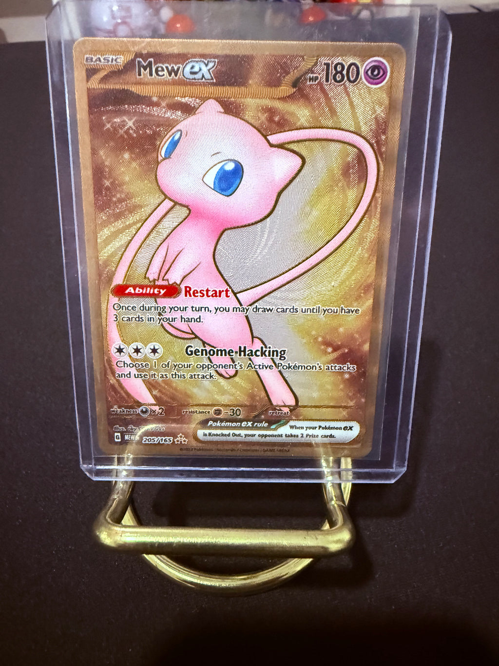 Mew Ex Metal Card Double Rare