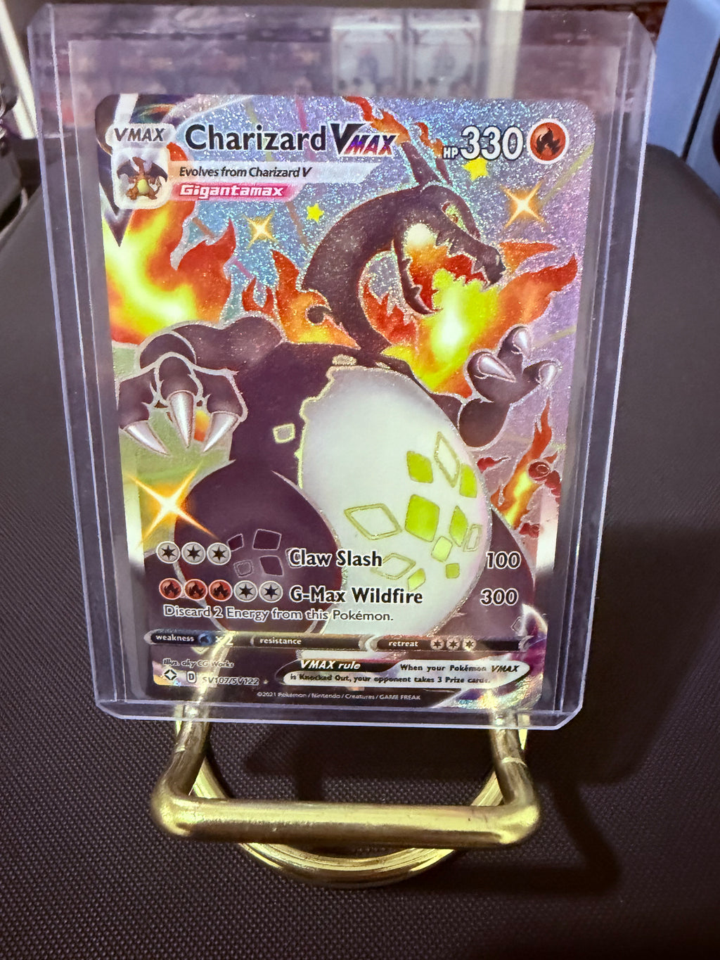 Charizard VMax Shiny Holo Rare