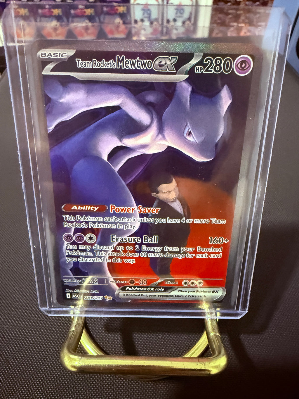Team Rocket’s Mewtwo Ex Special Illustration Rare